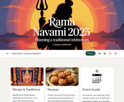 Rama Navami 2025: Planning a Traditional Celebration
